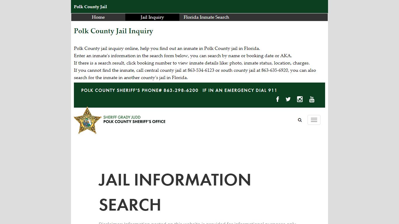 Polk County Jail Inquiry